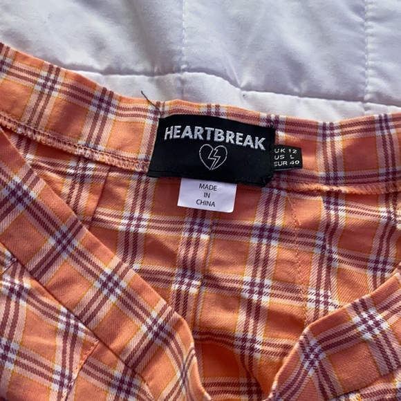 HEARTBREAK ASOS pink mini skirt - Picture 3 of 5